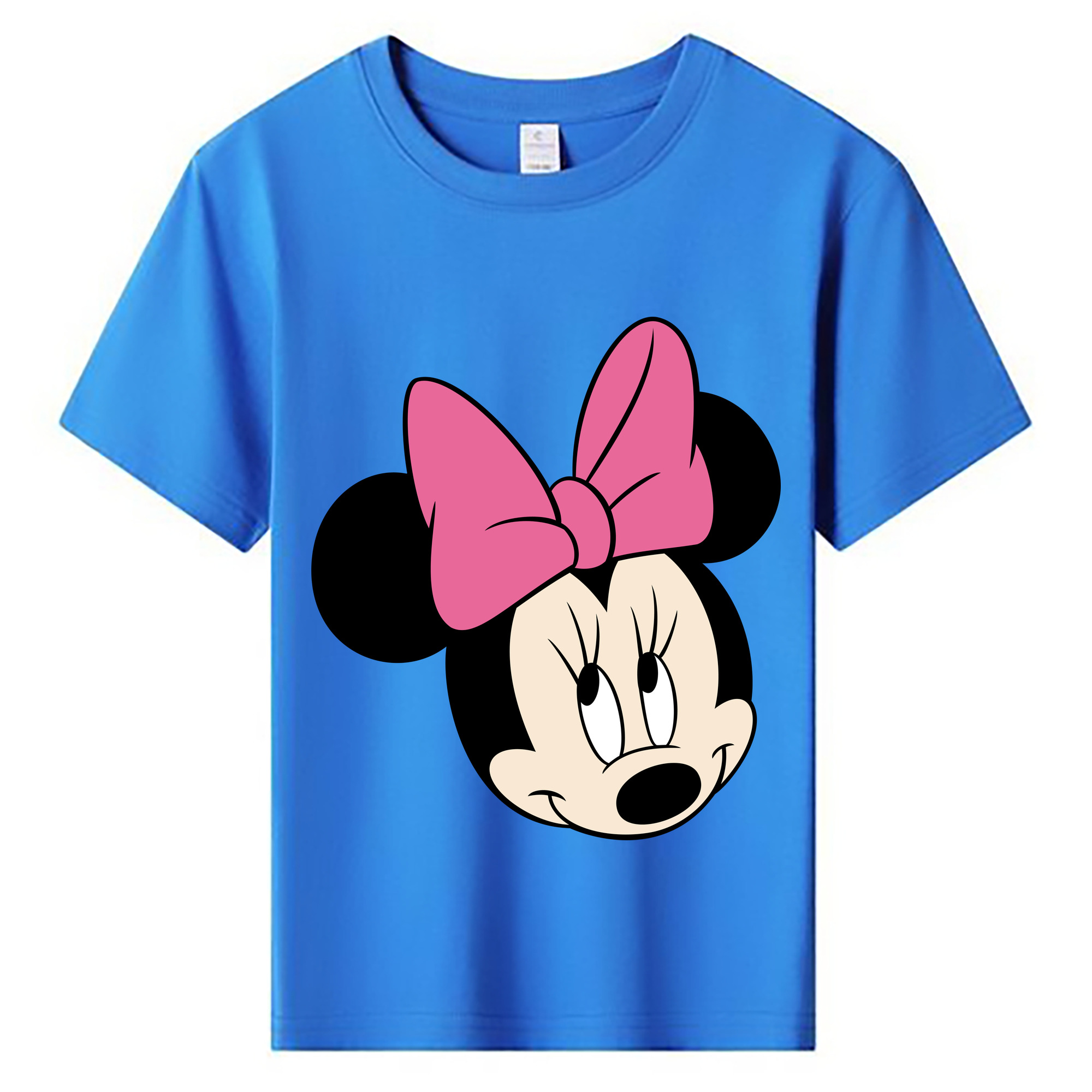 ミッキーマウス Mickey Mouse 綿100％キッズTシャツ（フロントプリント）